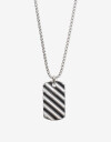 Cadena Corta con Dije Metal Cadena Con Dije Acero Men´s Collection - Plateado