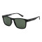 Lentes De Sol One Piece Bossa Nova De Policarbonato Verde/Negro