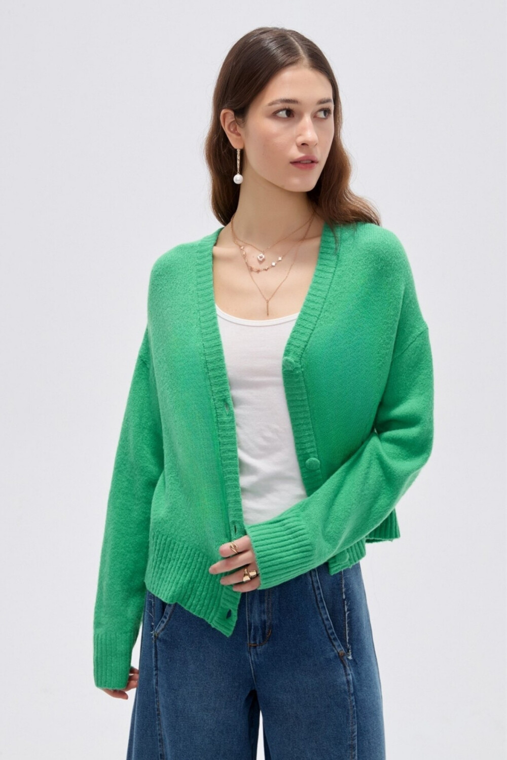 Cardigan Aelvos Caqui