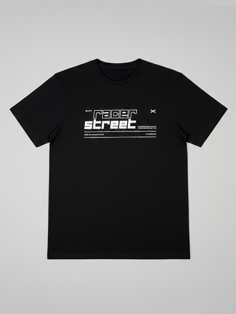 T-SHIRT RACER DIXIE - Negro 