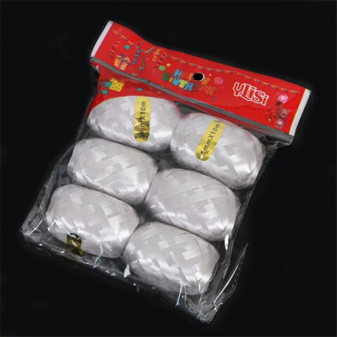 Cinta Para Globos x6 Plateado