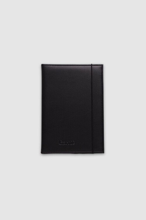 Agenda Semaine con elástico Negro