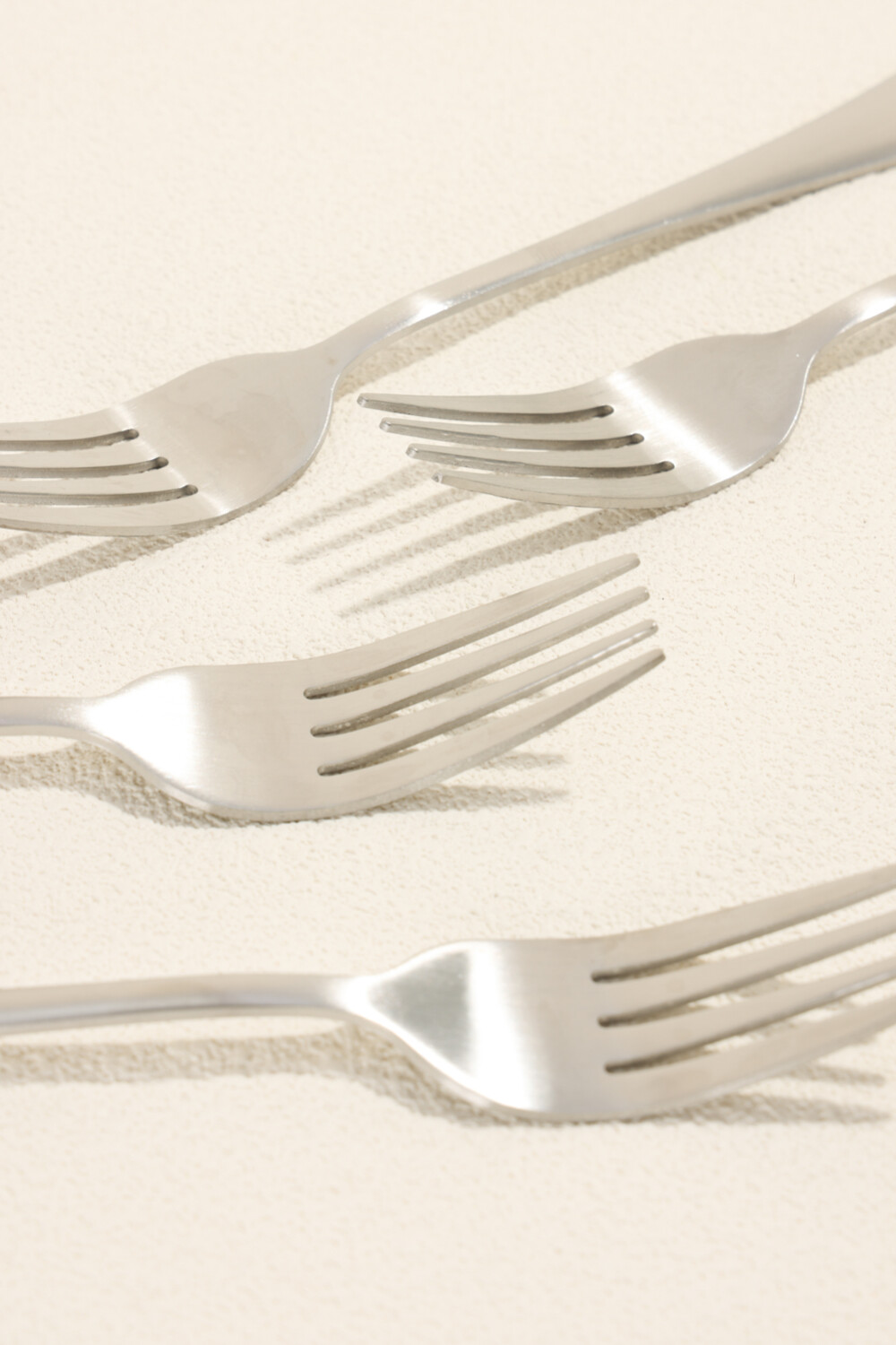 Tenedor Olivo Set 4 Un. Plateado Color Unico