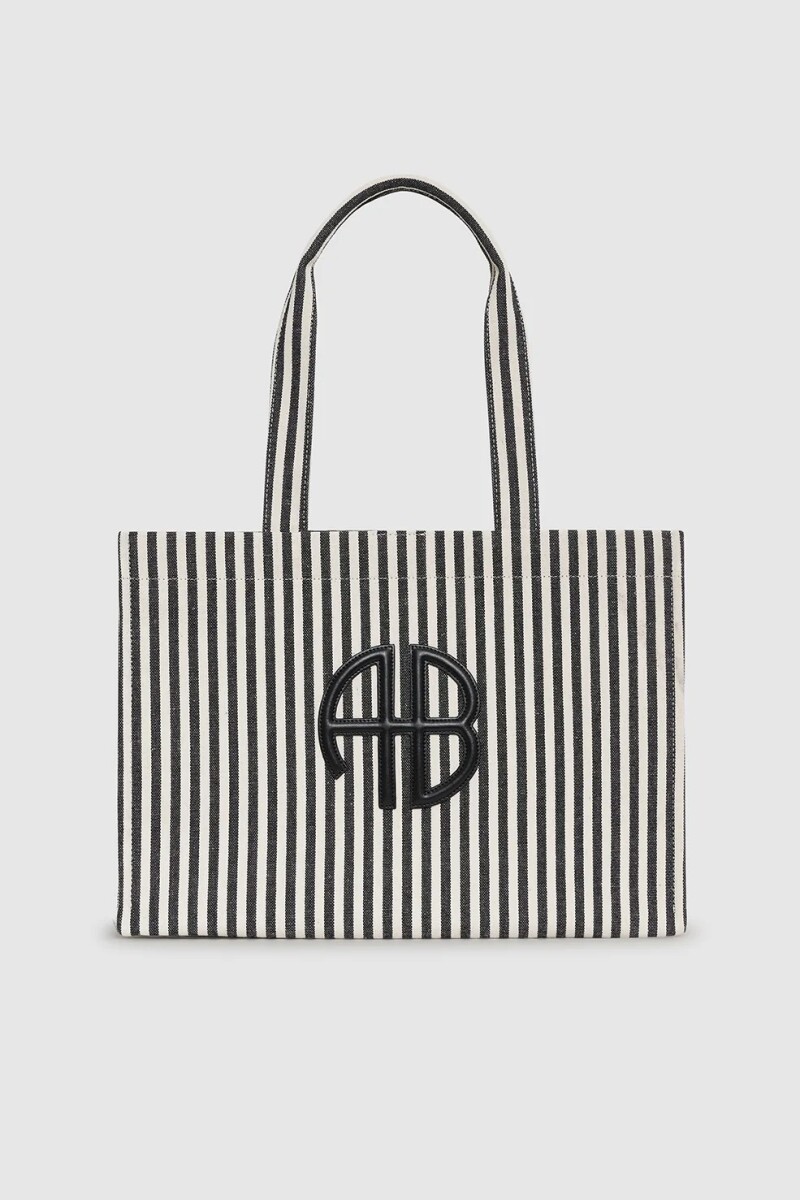 BOLSO LARA RAYAS Blanco