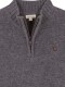 Jersey Media Cremallera Gris Melange