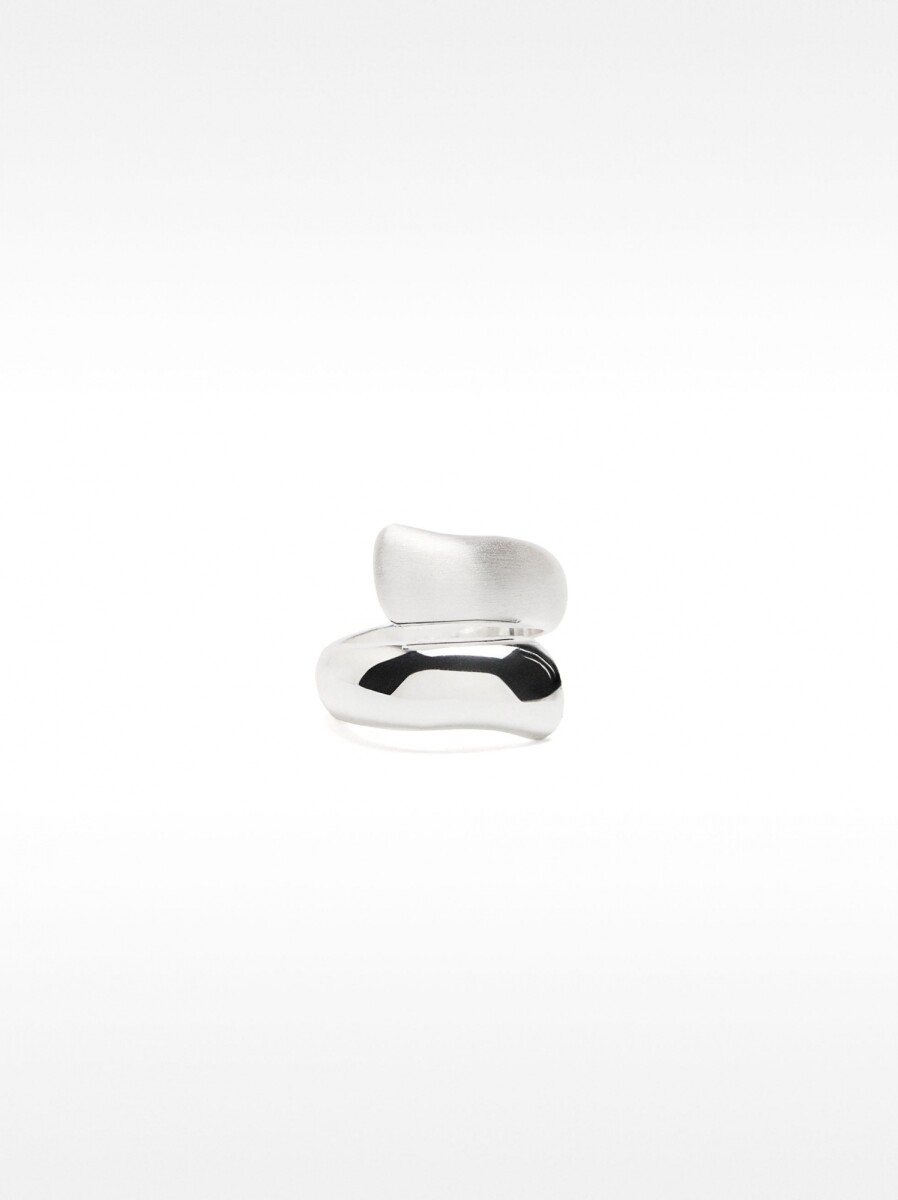 Anillo En Espiral Plateado - plateado 