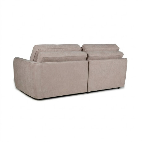 Sofá Cama Ravena - Tela Microfibra 9249 (Tostado)