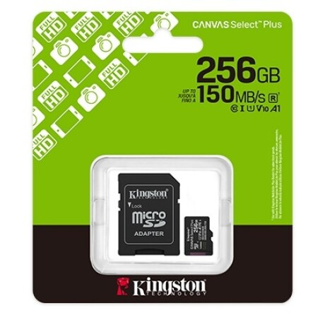 Memoria Microsd Kingston Select Plus 256GB Clase 10 001