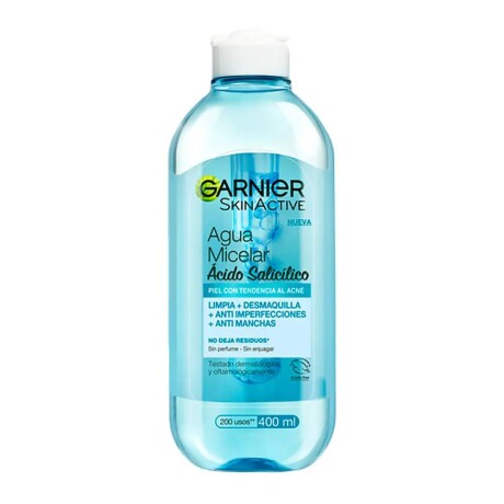 Agua Micelar Garnier Express Aclara Anti Acné 400ml Agua Micelar Garnier Express Aclara Anti Acné 400ml
