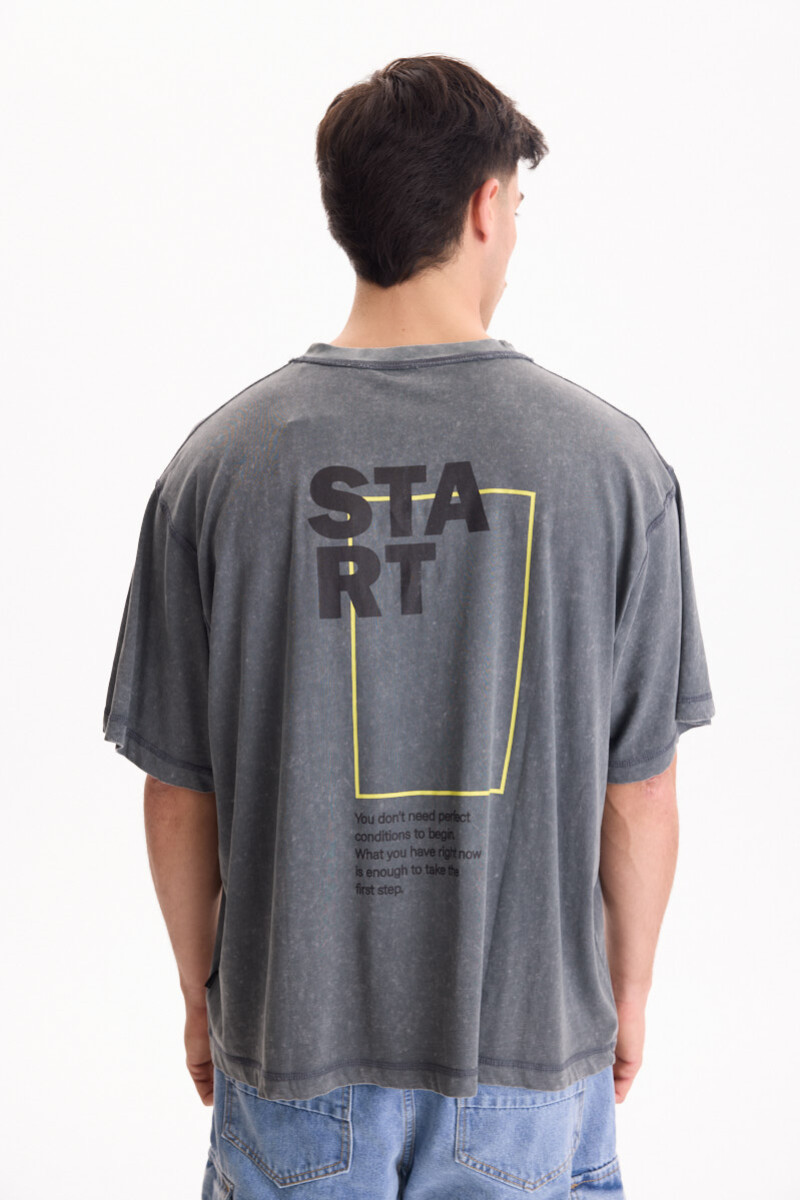 Remera Start Gris