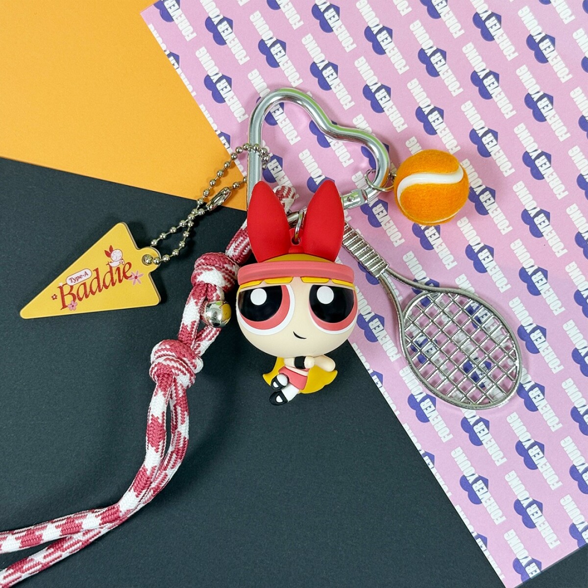 Llavero chicas superpoderosas tenis - bombón 