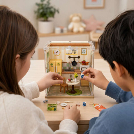 Casita en miniatura para armar Verde