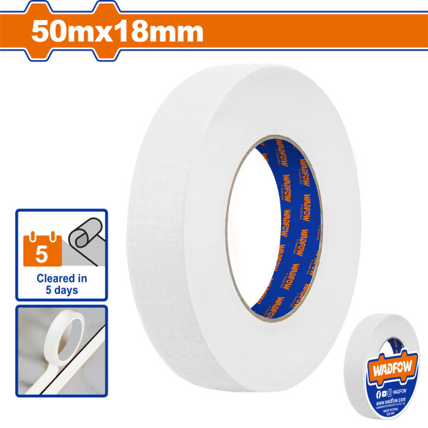 CINTA PAPEL ENMASCARAR 50MX18MM WPN6H18 CINTA PAPEL ENMASCARAR 50MX18MM WPN6H18