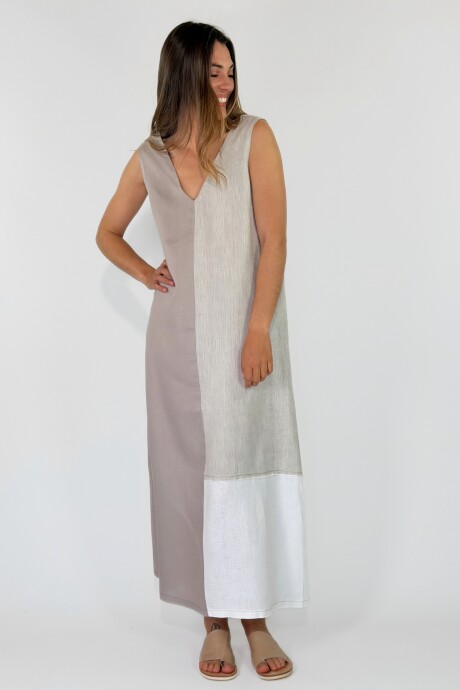 VESTIDO JOAQUINA Beige