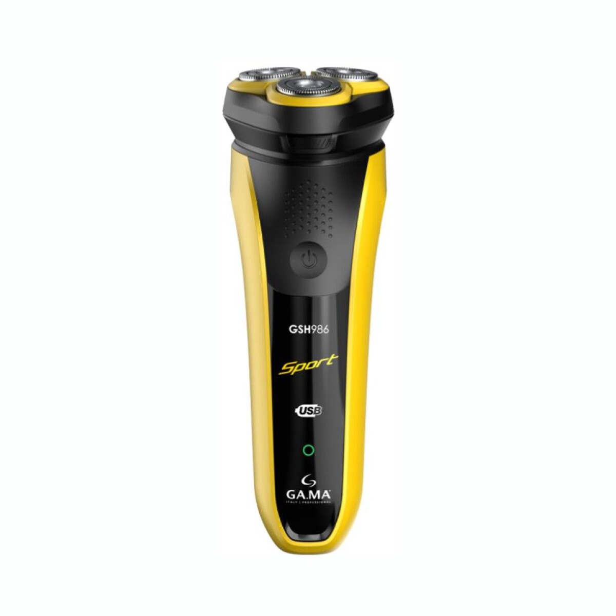 Afeitadora Inalámbrica GAMA GSH986 Sport Cabezal Lavable - Amarilla 