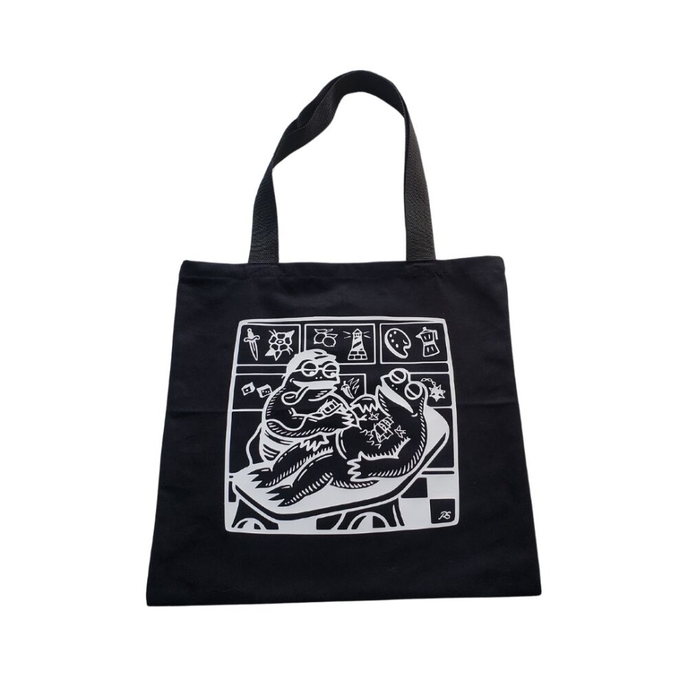 TOTEBAG - OLD SCHOOL FROGS Totebag - Old School Frogs