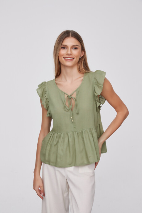 Blusa Likake Verde Oliva