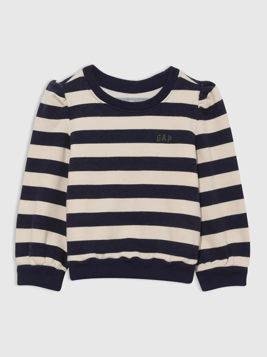 Buzo Deportivo A Rayas Mini Logo Gap Toddler Niña - Navy Stripe 