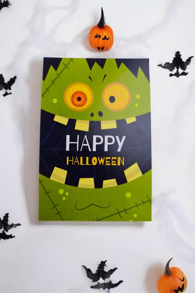 Tarjeta halloween 10x15 - DISEÑO 3 