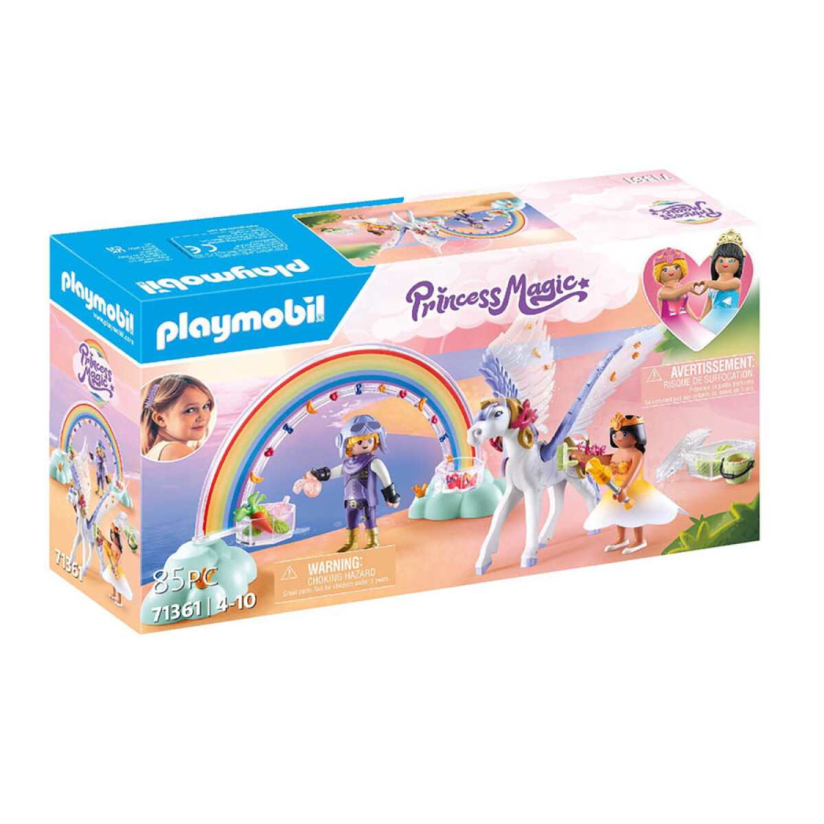 Playset Playmobile Principe Y Princesa Arcoiris Ub 