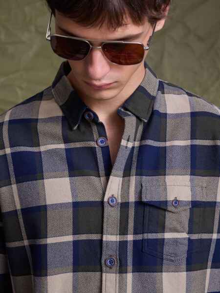 SHIRT VIRGINIA 5.0 VERDE-ECRU