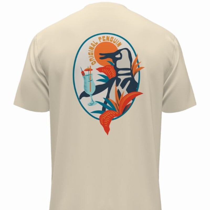 Remera Jrsy Grphc Tee Cocktail Penguin Beige