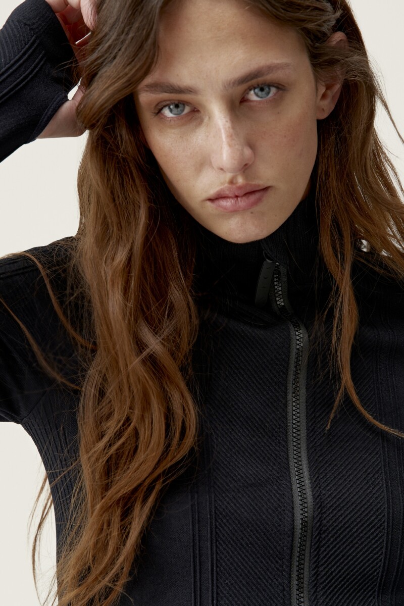 CHAQUETA INDIA Negro