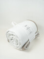 Cubrecama 2 Plazas King Microfibra Washed Blanco