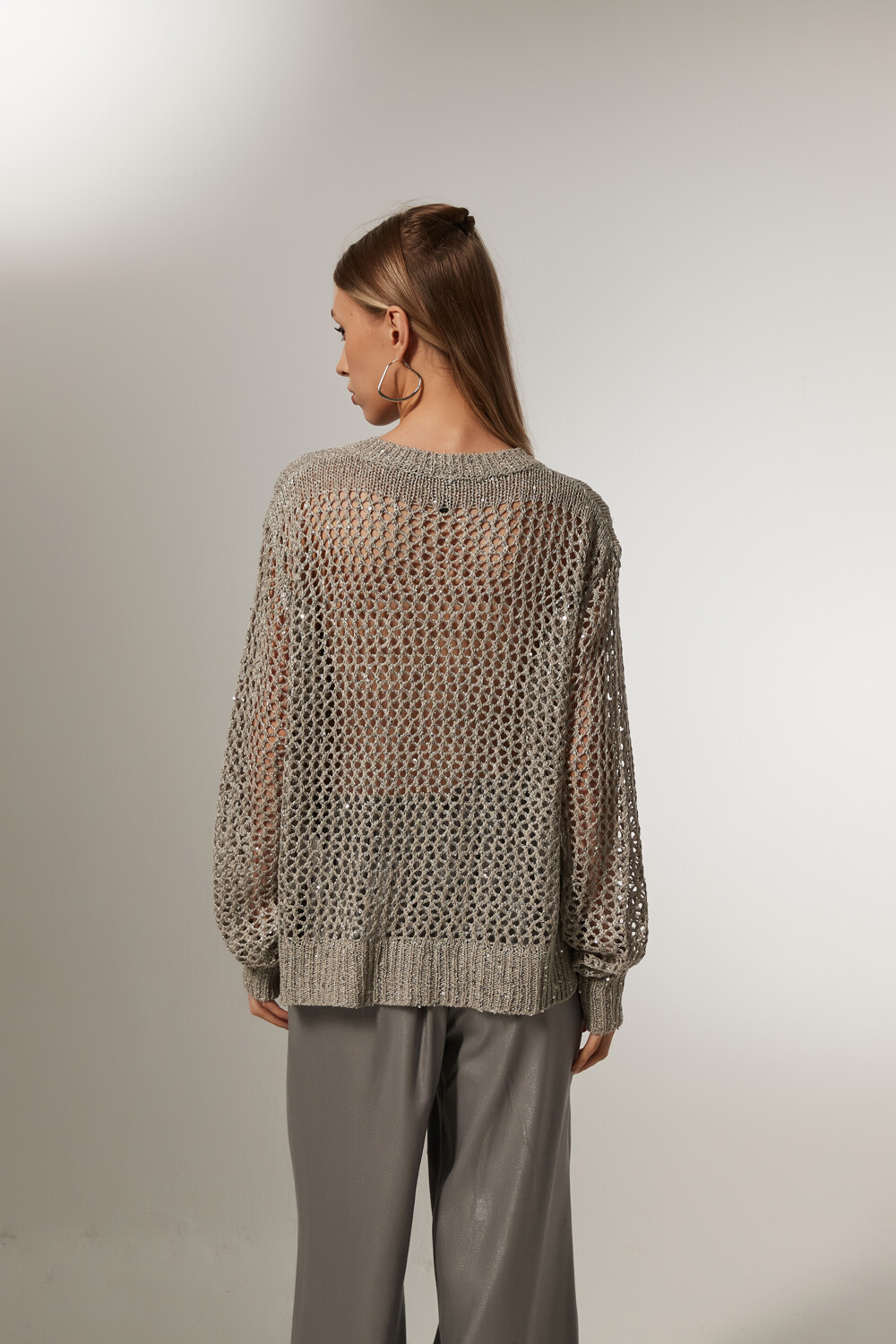Sweater Carrien Plateado