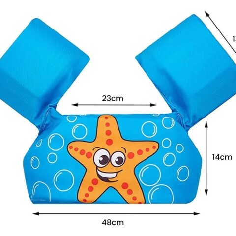 Chaleco Salvavida Flotador Para Niños Y Niñas Estrella de Mar