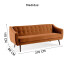 Sofá Sillón Cama Durhan Lino S70190072c 3 Cuerpos MARRON