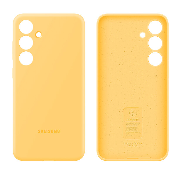 Estuche Samsung Galaxy S24 Plus Silicone Case SAMSUNG S24 PLUS SILICONE CASE AMARILLO