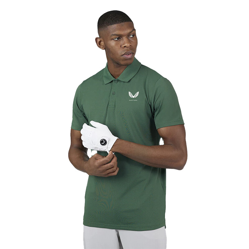 Remera Castore Polo Essential Verde