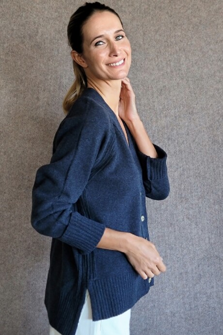 Cardigan Amanda Azul Marino