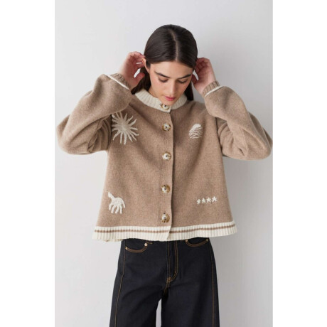 Pre Venta Cardigan Terro Uy Beige