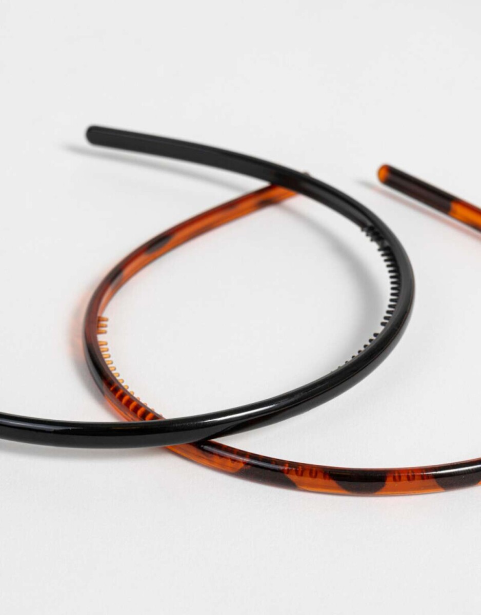 Set De Vinchas - Combinacion Bicolor 