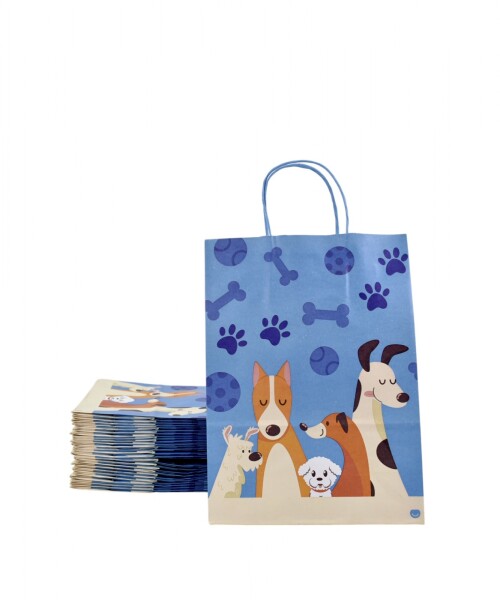 Pack x 20 - bolsa fantasia 22x10x30 cm. PUPPIES