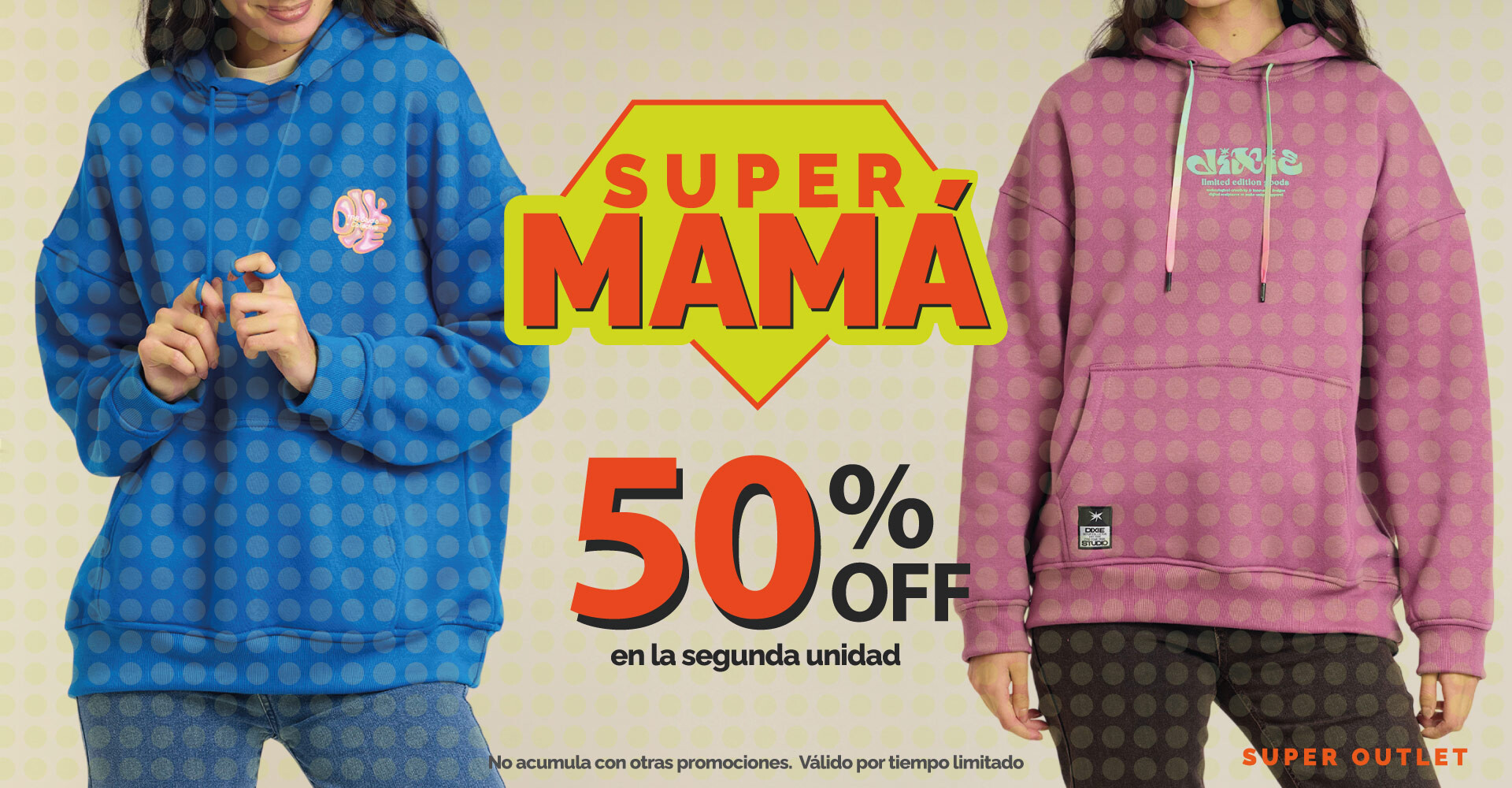 +50% extra en la segunda prenda