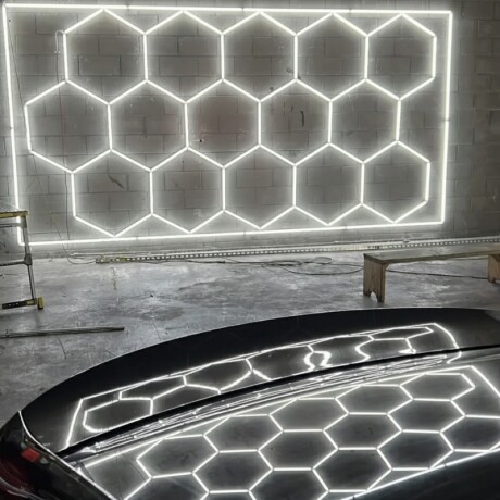 LUMINARIA DE TECHO HEXAGONAL T5 - FRIA Luminaria De Techo Hexagonal T5 Fria