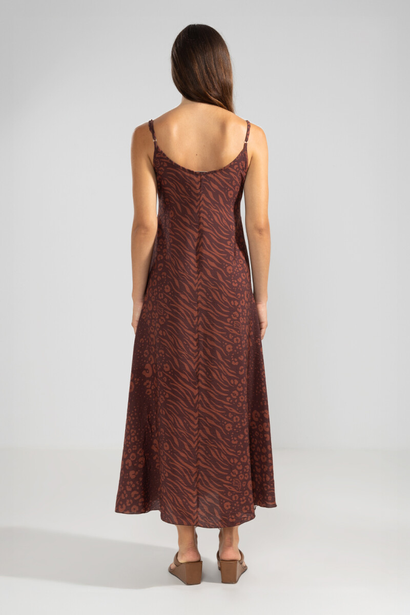FLO DRESS Marron
