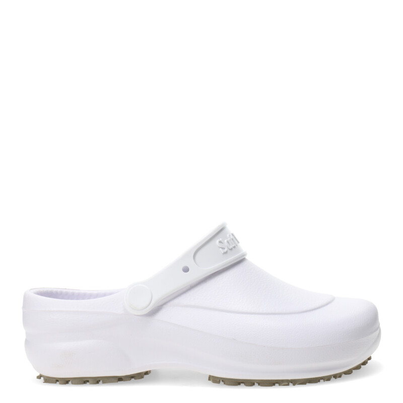 Zueco Unisex SOFT WORKS Soft antideslizante Blanco