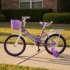 Bicicleta infantil Shengdi Rodado 16 Canasto Parrilla Hadas Violeta 1