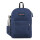 MOCHILA JANSPORT CROSS TOWN - BLACK NAVY