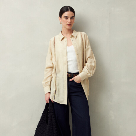 CAMISA BELMA Almendra