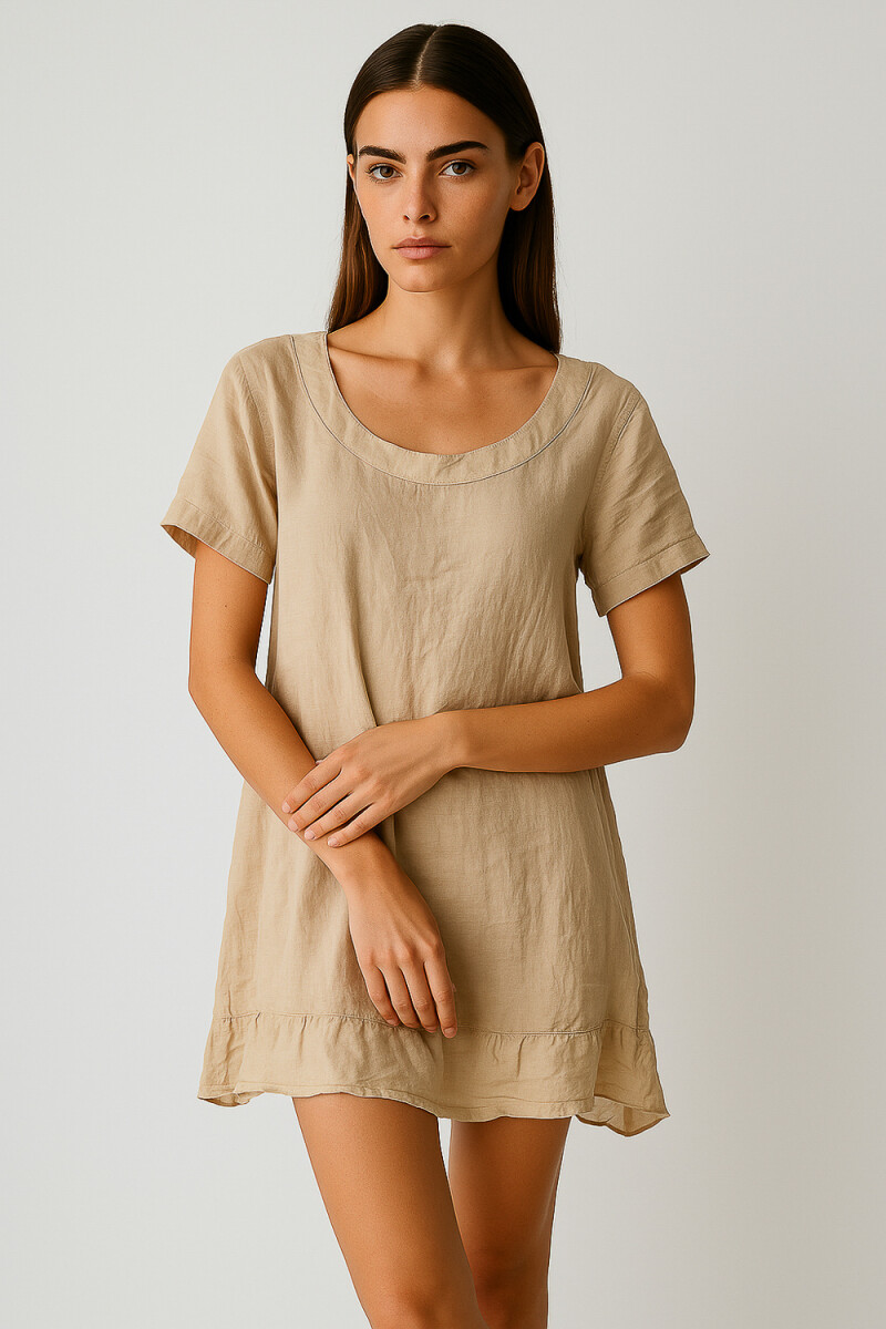Vestido Lafauci - Beige 