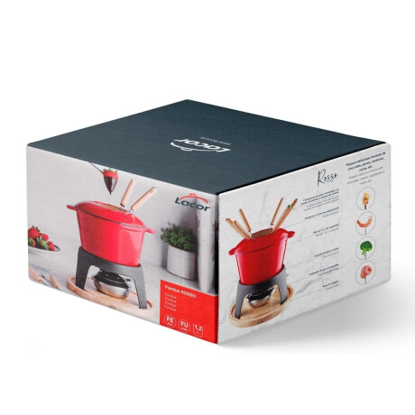 Fondue 1.2 Litros Hierro Fundido Rosso Lacor Fondue 1.2 Litros Hierro Fundido Rosso Lacor