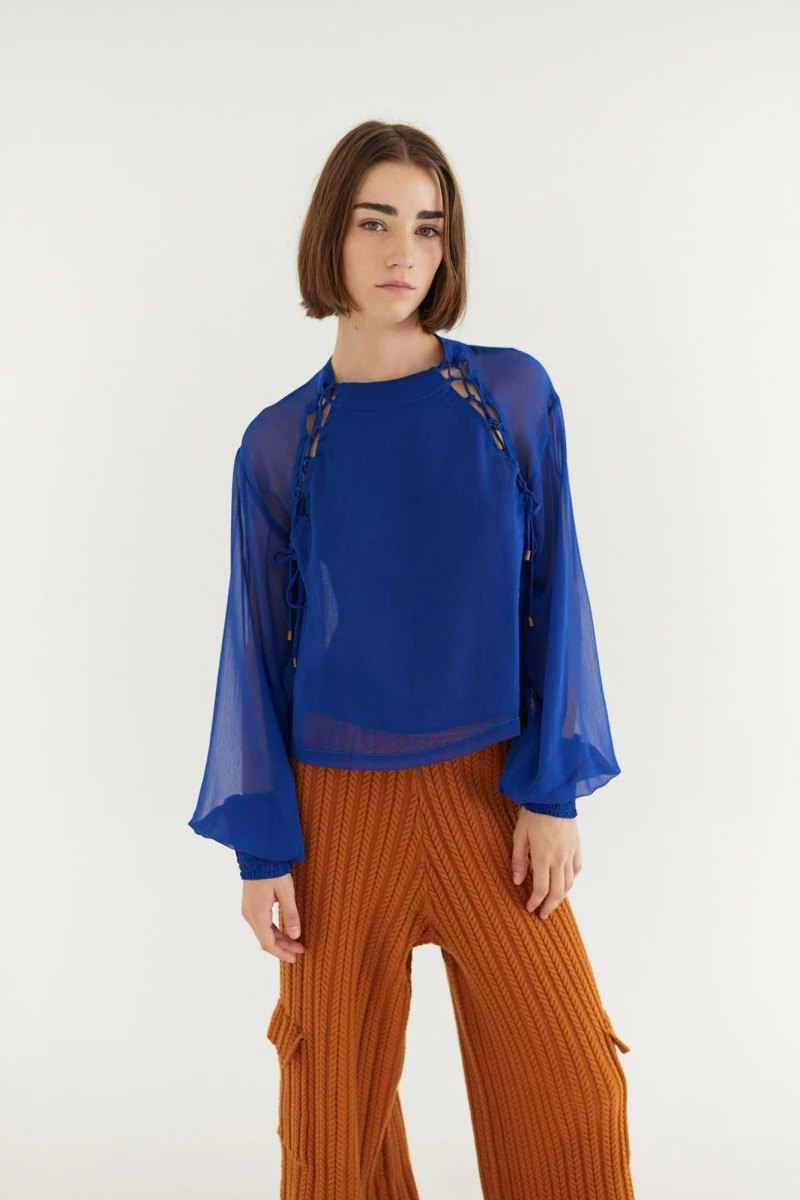 Blusa Rita Azul
