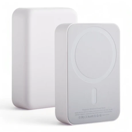 Power Bank O Bateria Externa Magnetica Magsafe Para iPhone 10000mah Blanco