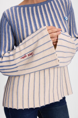 Sweater Love u Crudo/Azul