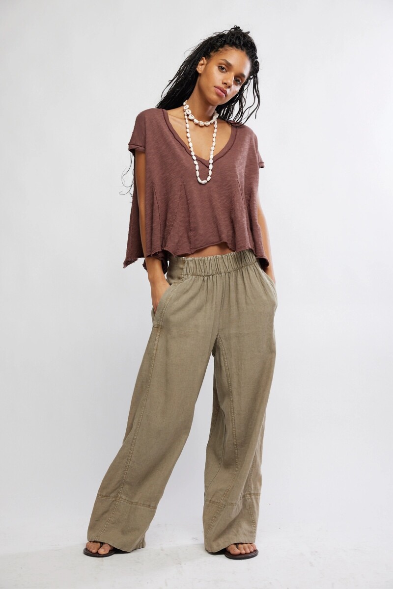 REMERA SWING ALONG Marron